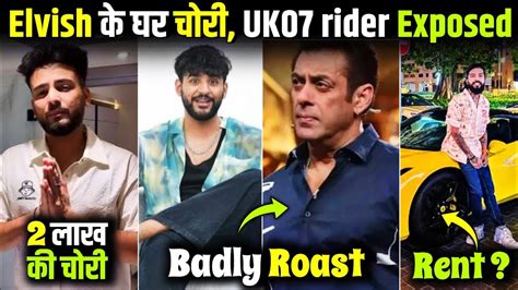 Fukra Insaan And Triggered Insaan Roast Salman Khan Biggbosselvish Yadav के घर चोरीuk07 Rider