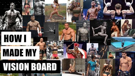 How To Make A Vision Board For Fitness 2020 Edition Youtube