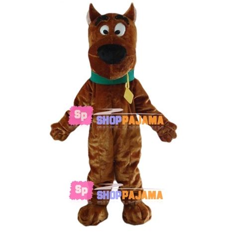 Cowardly Scooby Doo the Great Dane Mascot Costume