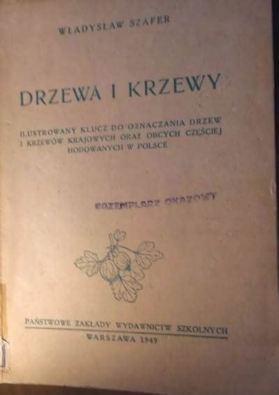 Władysław Szafer Drzewa Niska cena na Allegro pl