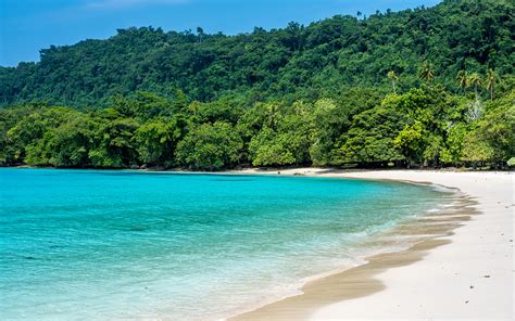 Desktop Wallpapers Champagne Beach Vanuatu Sea Nature 3840x2400