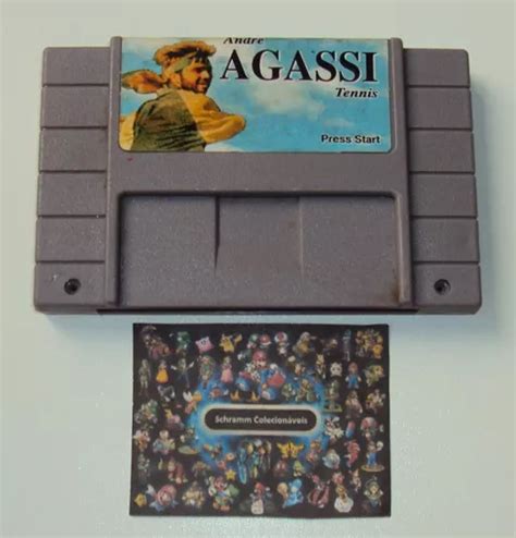 Andre Agassi Tennis Para Super Nintendo L150 MercadoLivre