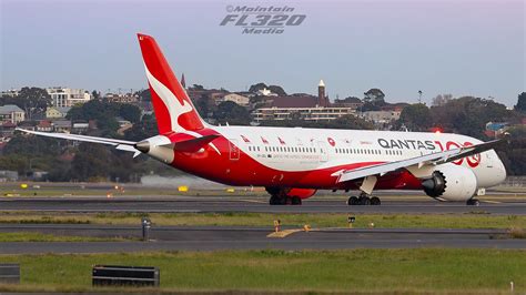 Qantas 787 9 100th Anniversary Livery Vh Znj Qantas Vh Flickr