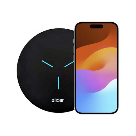 Olixar Slim W Fast Wireless Charger Pad For Iphone