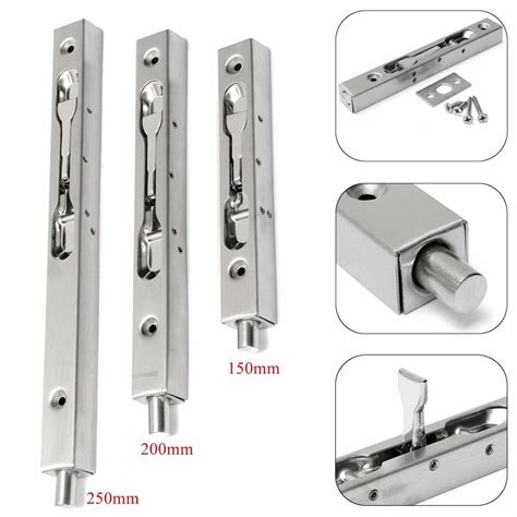 304 Stainless Steel Lever Action Flush Bolt Latch Security Gate Door