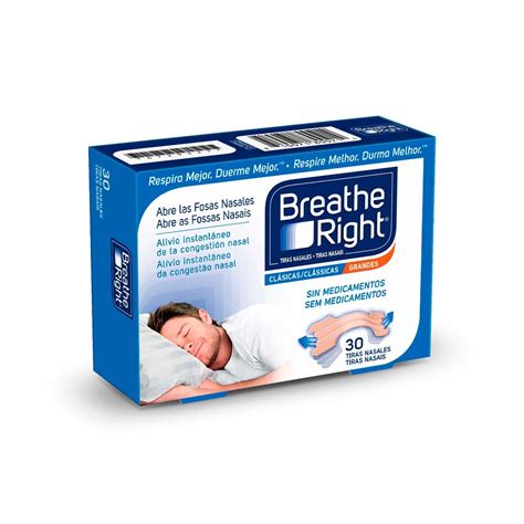 Breathe Right Tira Nasal Grande 30 Unidades