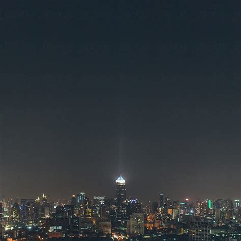 "Bangkok Skyline At Night" by Stocksy Contributor "Nemanja Glumac ...