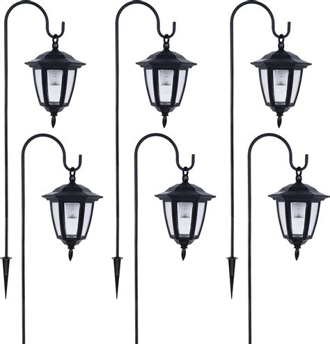 Dynaming 6 Pack Solar Hanging Lights Outdoor Solar Powered Garden Decorative Lanterns With 6 X