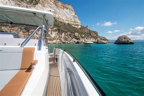 Cagliari Luxury Motorboat Tour With Swim Stops Prosecco Getyourguide