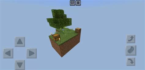 one block (sky block) Minecraft Map