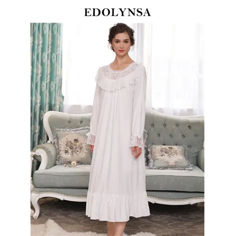 Autumn Winter Sleepwear Women Nightgowns Long Sleeve Nightdress Plus