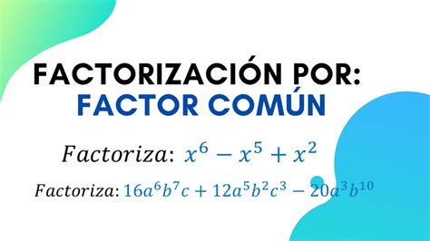 Factorizaci N Por Factor N S Per F Cil Paso A Paso Todo Lo