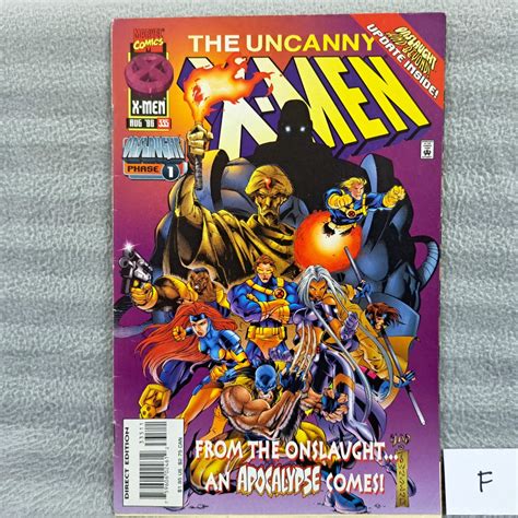 Uncanny X Men 335 Joe Madureira Cvr Marvel Comics Scott Lobdell Tim