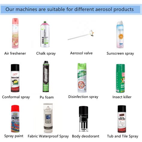 Automatic Cosmetic Sunscreen Spray Aerosol Filling Line Aile