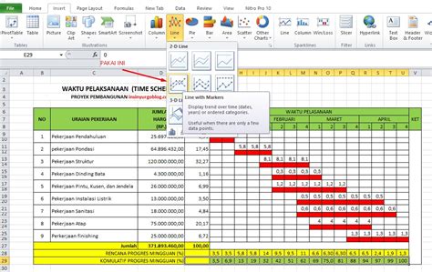 Membuat Kurva S Di Excel