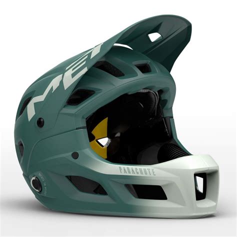 Met Parachute Mcr Mips Full Face Helmet Seaweed Gray