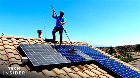 How Solar Panels Are Professionally Cleaned Youtube