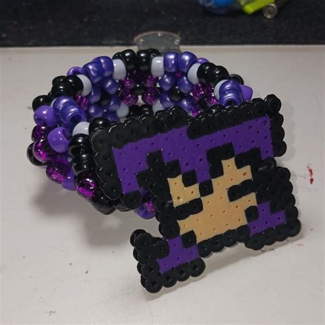 Invader Zim Gaz Perler Kandi Cuff Inches Depop