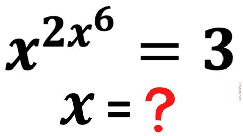 Mathematical Olympiad Learn How To Solve Exponential Equation Quickly Math Olympiad Training