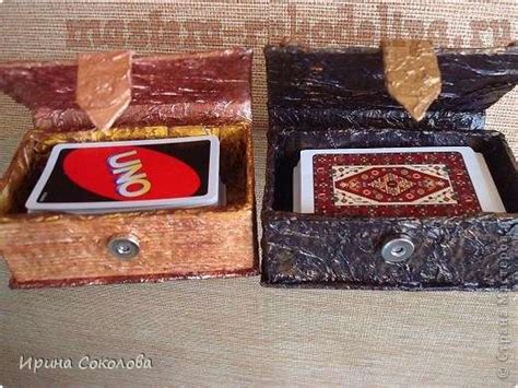 Мастер-класс: Сундучок и книжка для хранения карточных игр