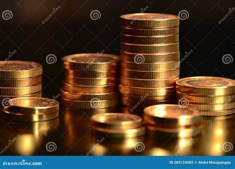 Coin Stacked Up Arrow Illustrating Banking Interest Rates And