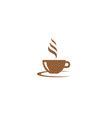 Creative Coffee Typography Logo Royalty Free Vector Image