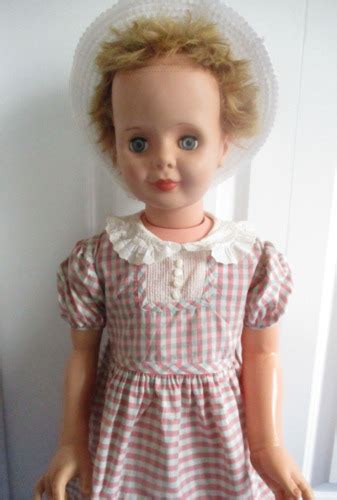 Vintage Patty Playpal Clone Companion Type Doll 35 Blonde Hair Sleepy Blue Eyes Ebay