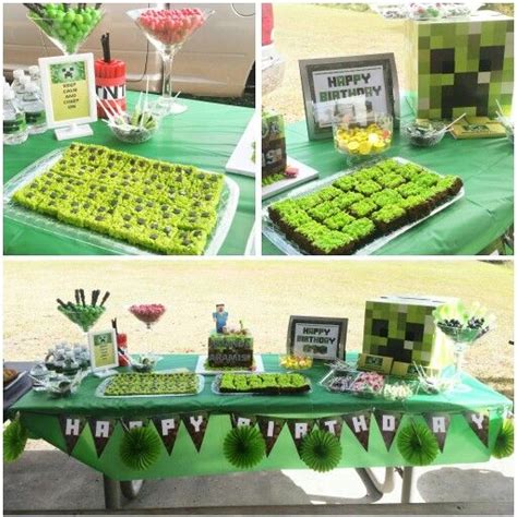 Minecraft Dessert Table Dessert Table Table Decorations Table