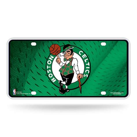 Boston Celtics NBA Metal Tag License Plate Metal Tags Boston Celtics