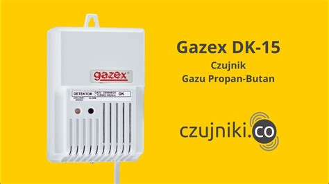 Czujnik Gazu Propan Butan Lpg Gazex Dk Czujniki Co Youtube