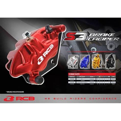 Rcb S3 Series Original Brake Caliper Bottom Disk Calipers S 3 Racing