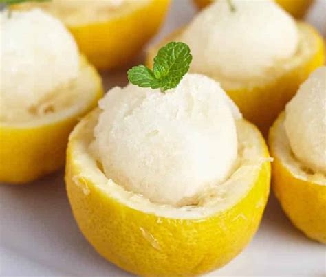 Sorbet Au Citron Sans Sorbeti Re Un D Lice Pas Cher Pour Vous Rafraichir