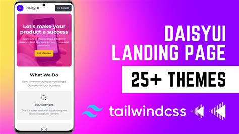 Build A Responsive Landing Page Using Daisyui Reactjs And Tailwind Css