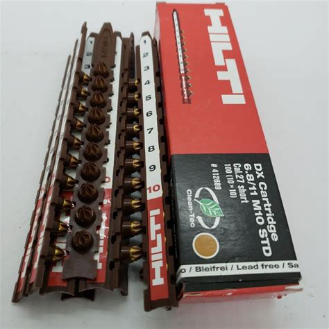 New Hilti M Dx Cartridge Clean Tec Powder Cartridges Std Brown