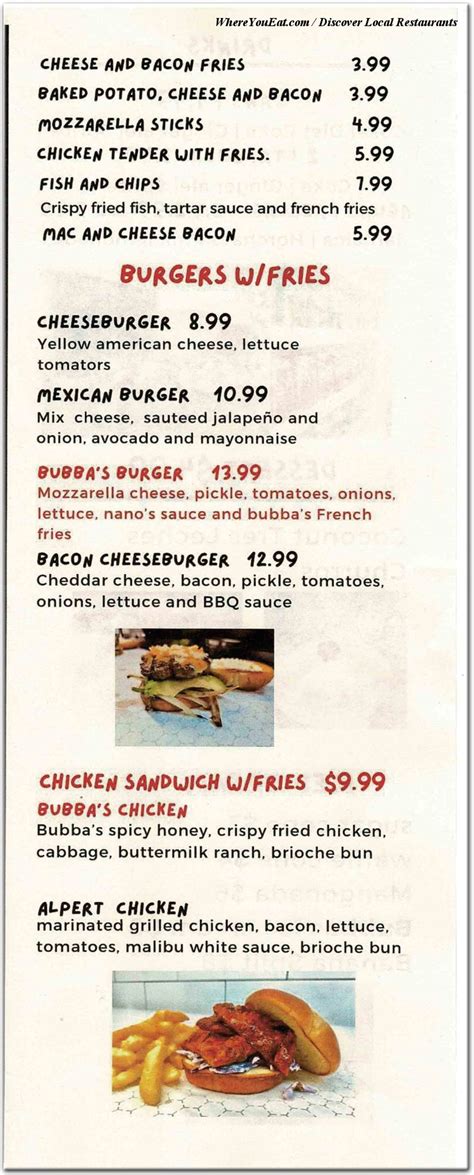 Bubba's Chicken Restaurant in Staten Island / Menus & Photos