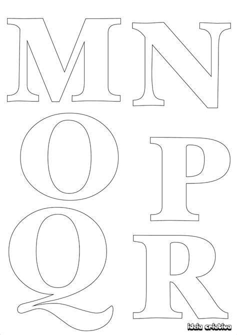 Letras Grandes Para Imprimir Imagui Lettering Alphabet Moldes De Letras Abecedario Moldes