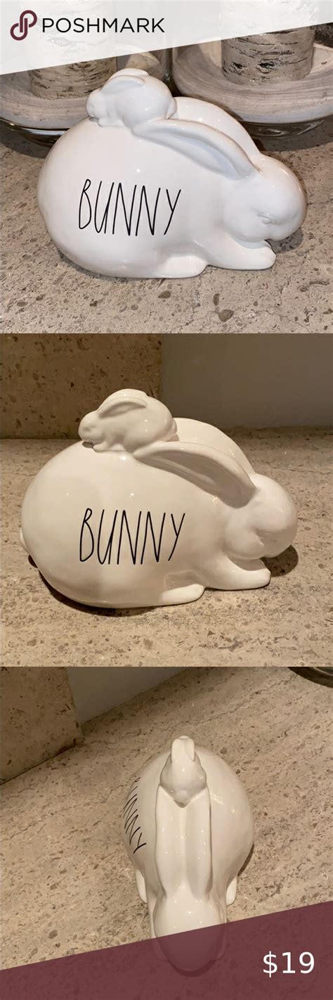 Rae Dunn Bunny” Ceramic Figurine In 2020 Ceramic Figurines Rae