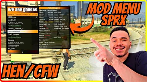 Mod Menu We Are Ghosts Sprx No Gta V Og Hen Cfw Passo A Passo Completo