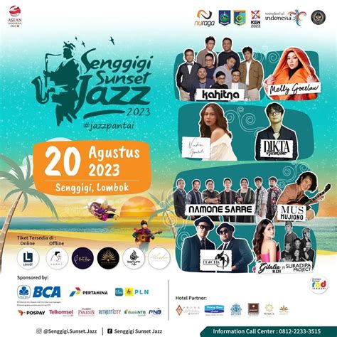 Senggigi Sunset Jazz 2023 Menyambut Sunset Dengan Nuansa Jazz Yang