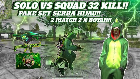 Pake Serba Hijau Acak Acak Bermuda Match X Boyah Solo Vs Squad