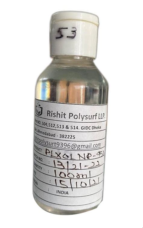 Nonylphenol Ethoxylate 9 5 Mole At Rs 155 Kg Phenol Ethoxylate In