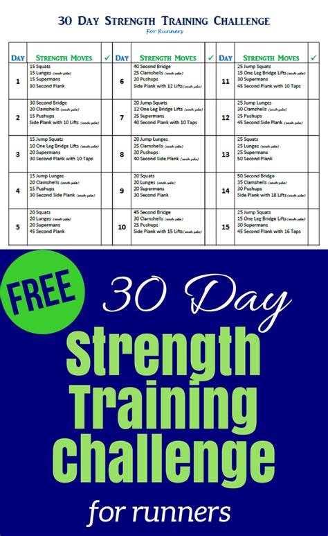 This Day Strength Training Challenge Is Available For A Free