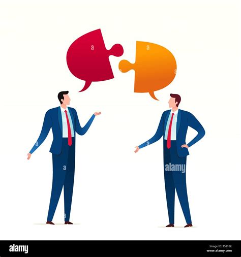 Team Meeting Arguing Each Other Stock Vector Images Alamy