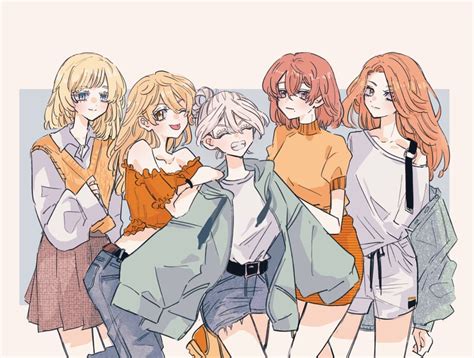 Akashi Senju Sano Emma Tachibana Hinata Shiba Yuzuha And Inui Akane