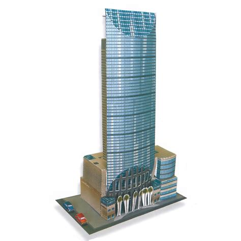 Torre Mayor Maqueta Para Recortar Y Armar Fuji Hands