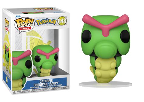 Figurka Caterpie Z Serii Pokemon Funko Pop Vinyl Gry • Popvinylpl