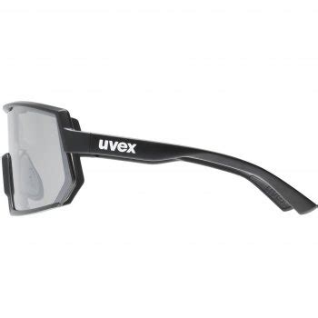 Uvex Sportstyle V Glasses Black Matt Variomatic Litemirror Silver