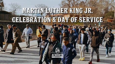 Martin Luther King Jr Day Of Service Celebration Acworth Parks Recreation And Community