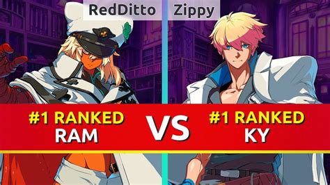 GGST RedDitto 1 Ranked Ramlethal Vs Zippy 1 Ranked Ky Guilty