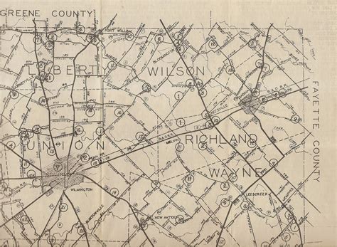 New Vienna Ohio Memories: 1953 Historical Map of Clinton County